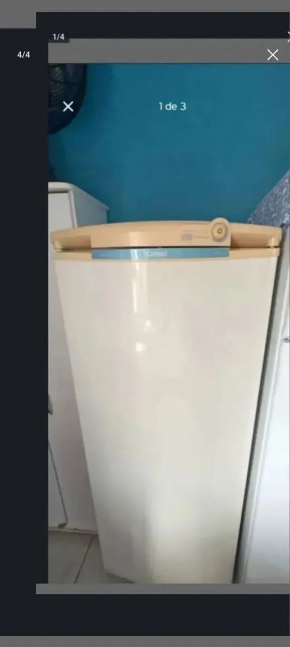 Geladeira degelo seco muito boa 
