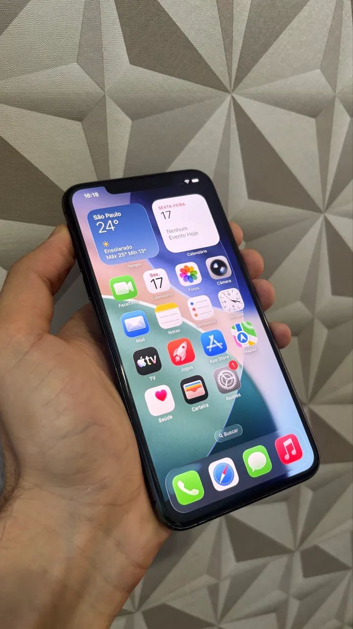 iPhone 11 Pro Max 256GB - Cinza 79% - Foto 4