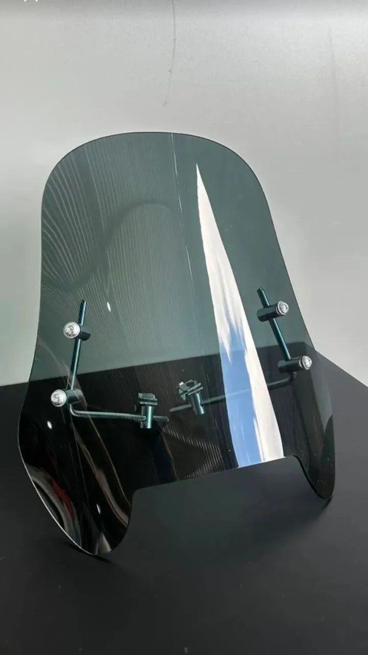 Bolha/parabrisa para farol quadrado - Shineray Iron 250