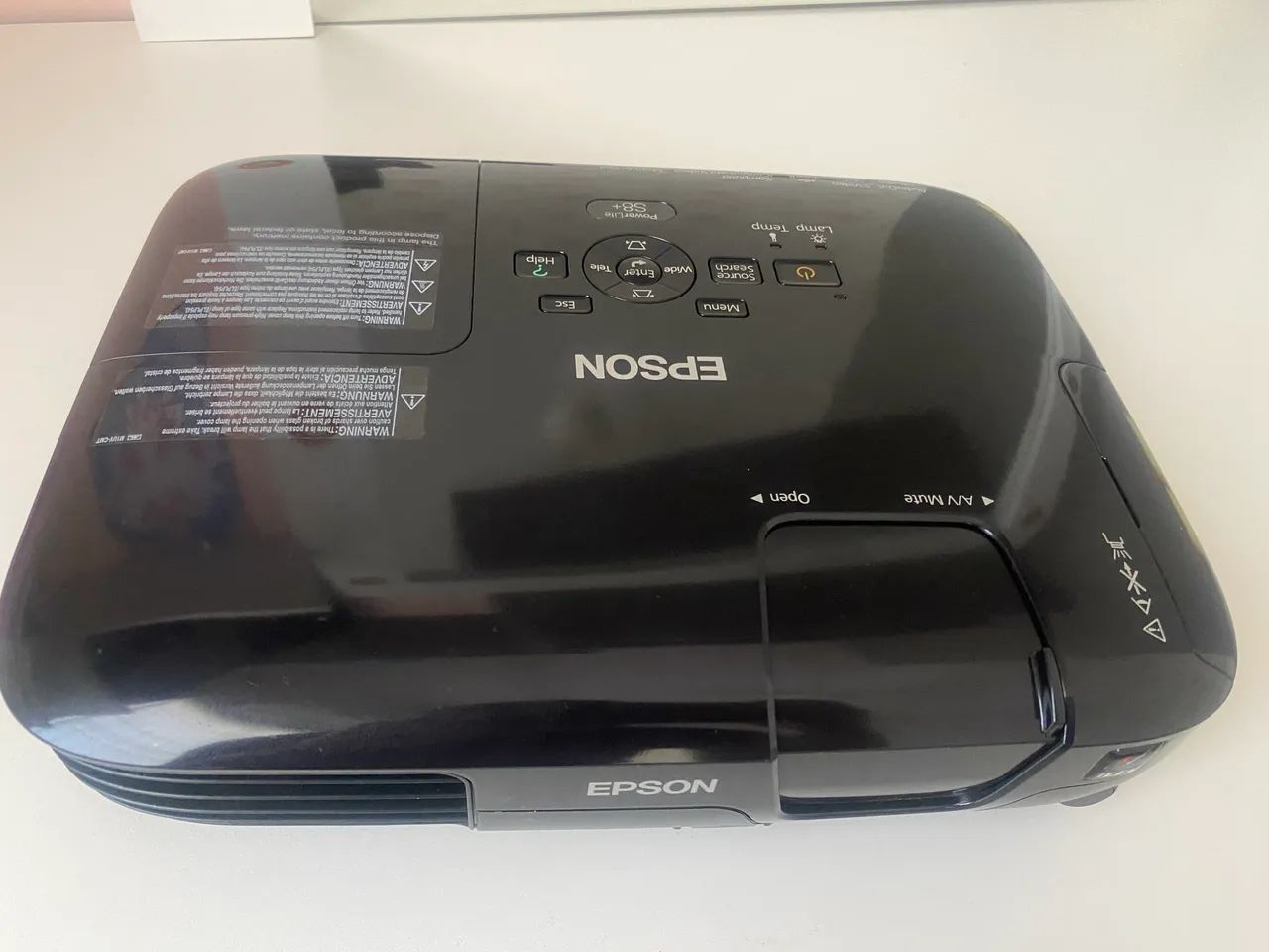 Projetor Epson PowerLite S8+ à venda! Projetor multimídia Epson, modelo PowerLite  - Foto 4
