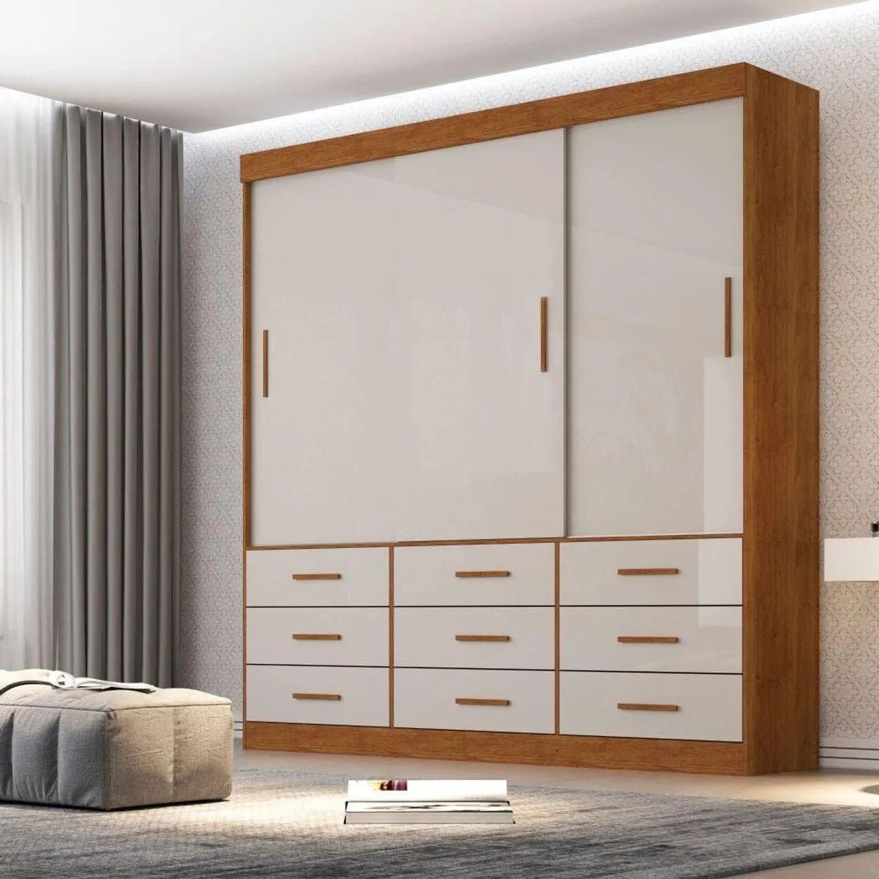 Guarda roupa com 9 gavetas - Foto 2