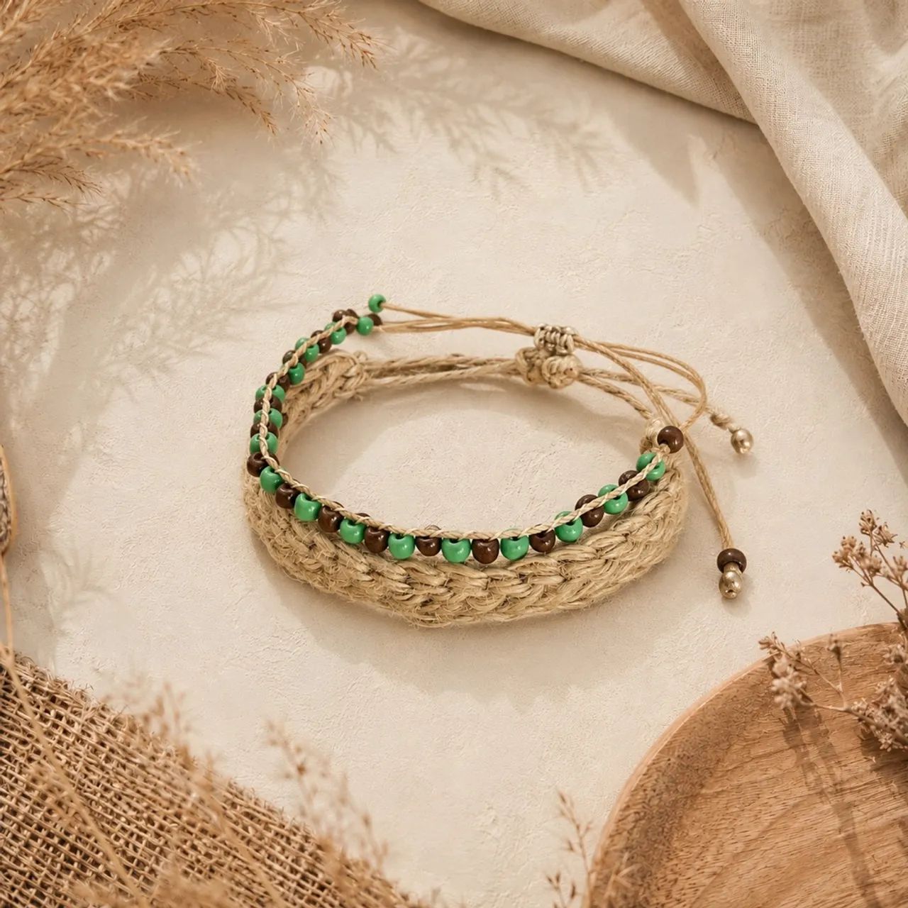 Kit pulseiras naturais 