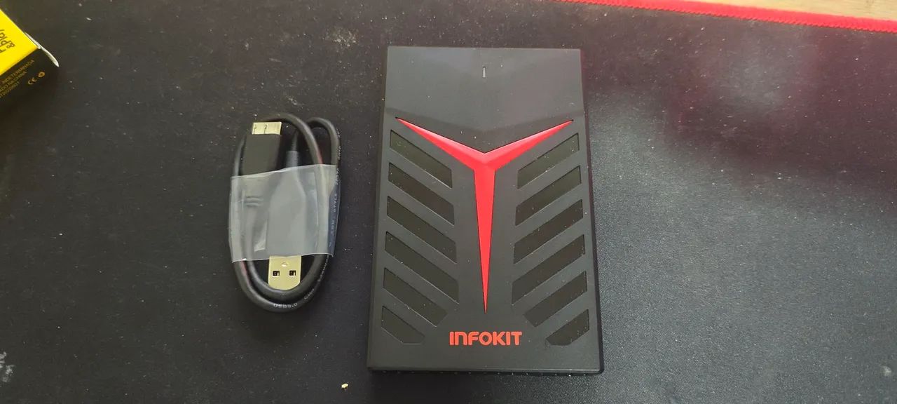 HD Externo 2tb montado com case INFOKIT - Foto 2
