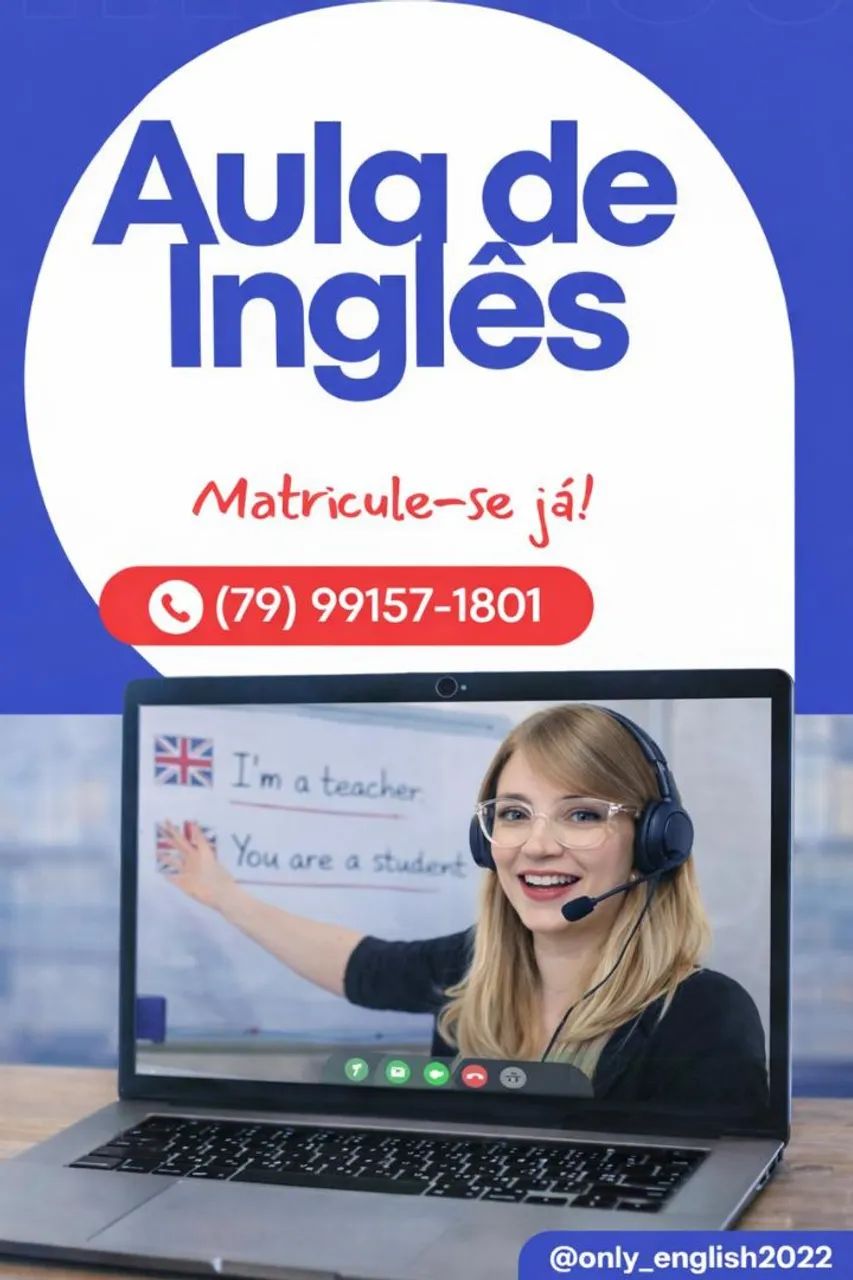 Aula de Inglês para todas as idades 