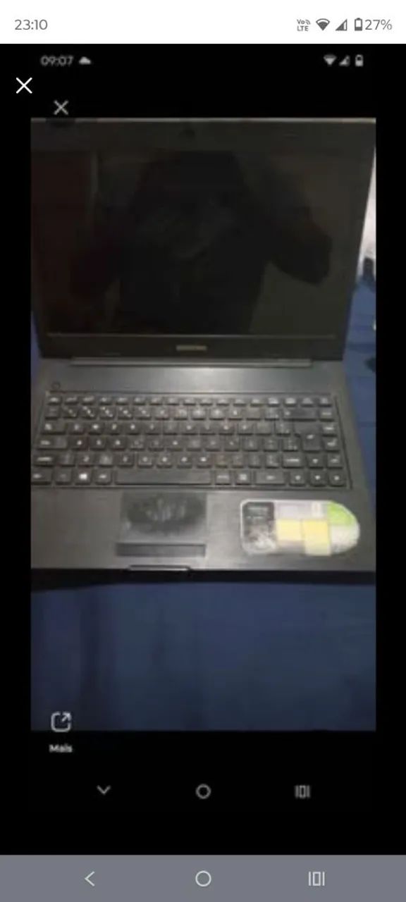 Notebook unique usado retirar peças e está ligando normal 