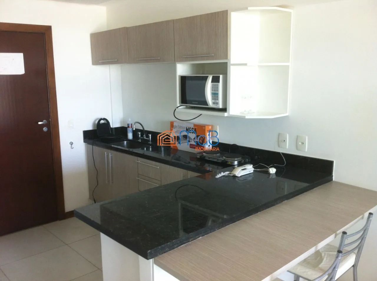 Flat vista mar, mobiliado, 60m da praia - Foto 5