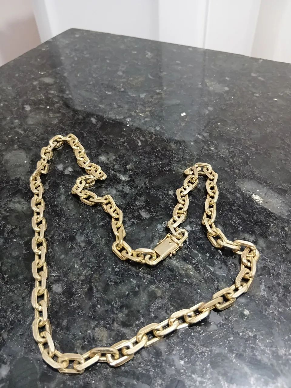 Corrente banhada em puro 18k