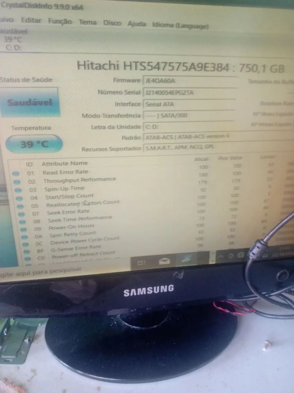 Hd de notebook 750gb com Win 10 - Foto 2