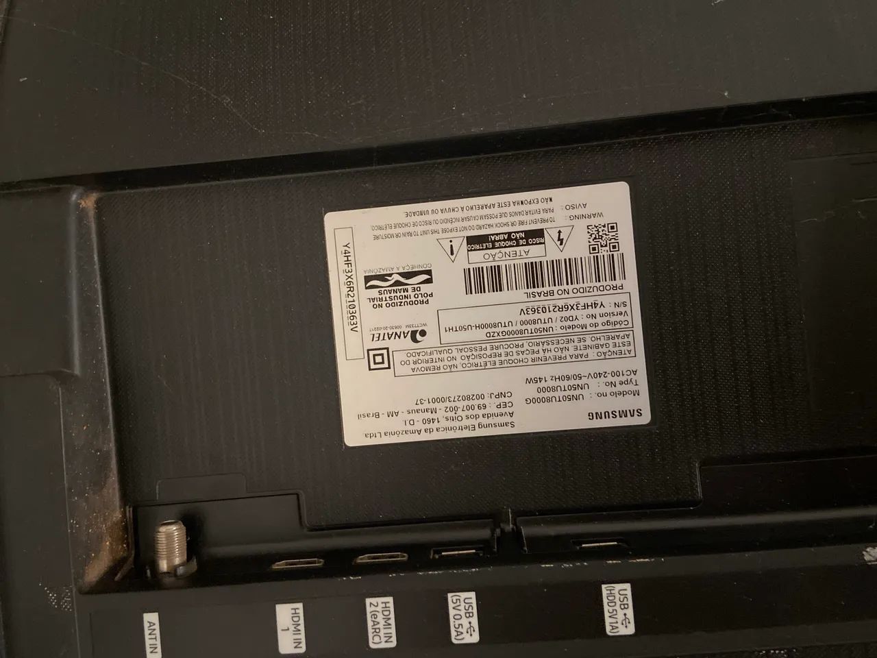 Vendo televisão Samsung 55 polegadas rota retirada de peças  - Foto 2