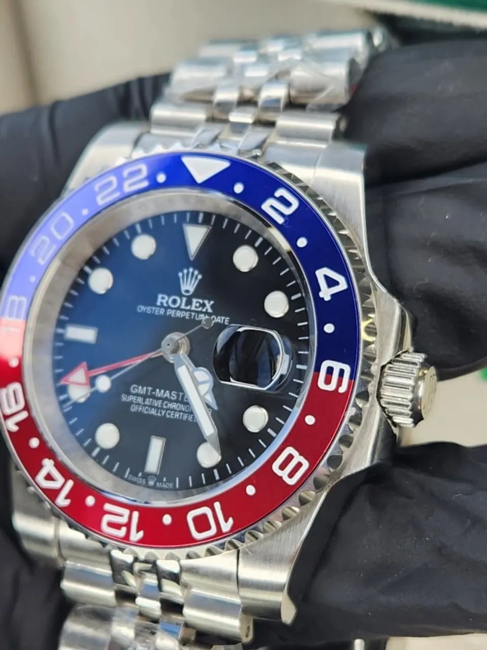 Relogio Rolex Gmt Pepsi LINHA PREMIUM - Foto 3