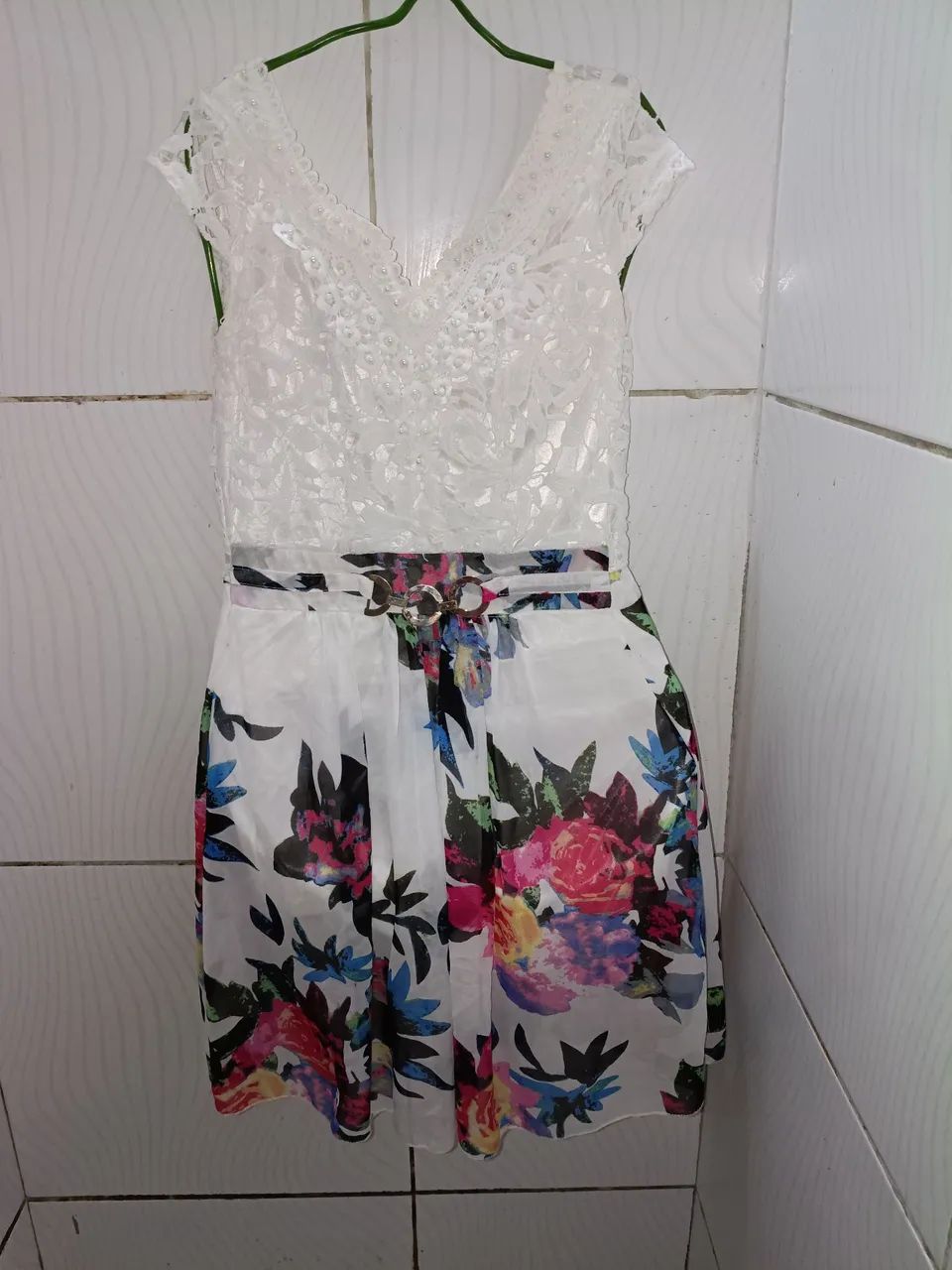 Vestido Social Floral Feminino M 