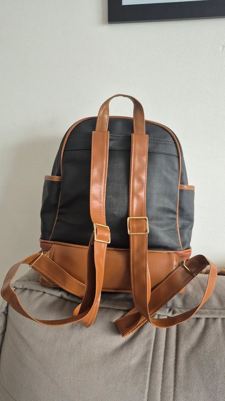 Mochila de Maternidade ALCE - linda, resistente e super conservada - Foto 2