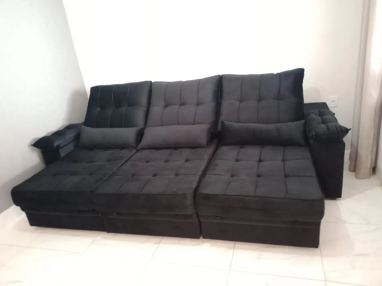 Promoção sofá retrátil e reclinável 2.90 Largura oportunidade  - Foto 5