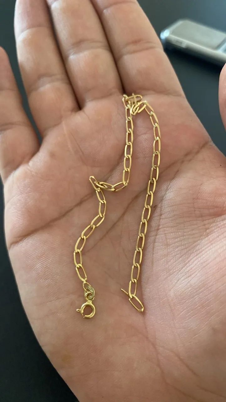 Pulseira  masculina em ouro 18k ?   - Foto 2