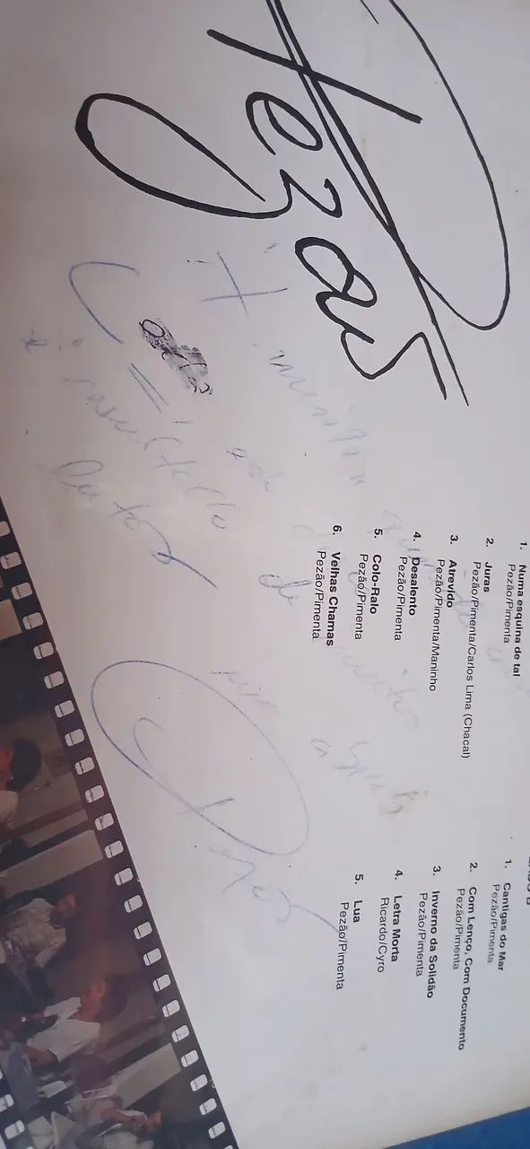 Disco de vinil Pezão Autografado  - Foto 3