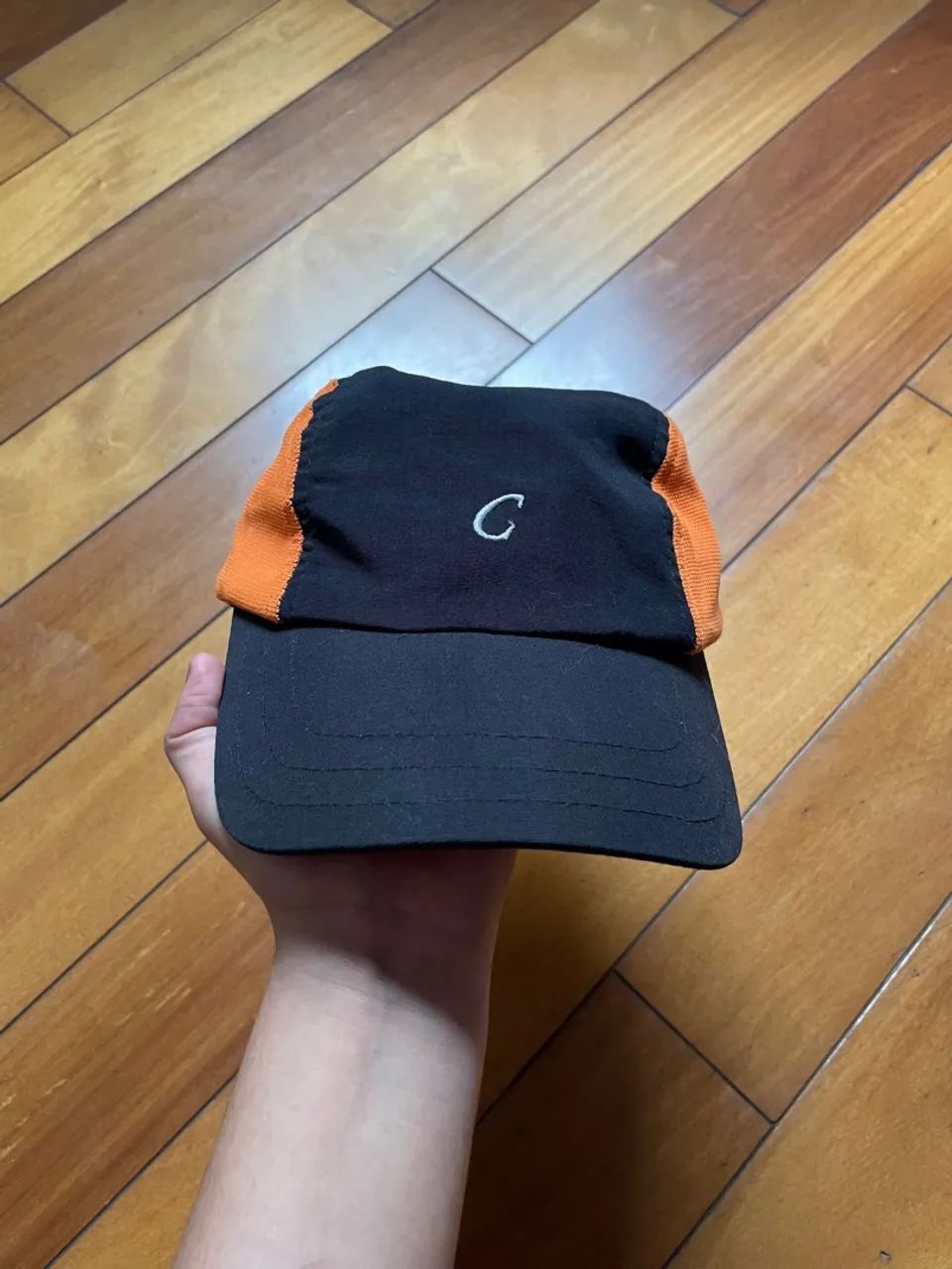 Boné Class C 3 Panel Black/Orange  
