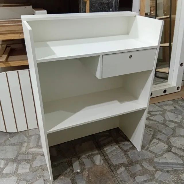 BALCAO CAIXA RIPADO 80X40 LATERAL FREIJO - Foto 3