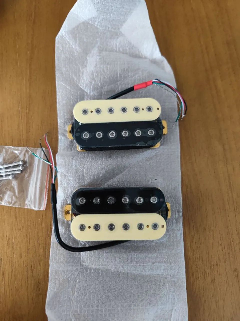 Set captadores humbucker zebra  - Foto 3
