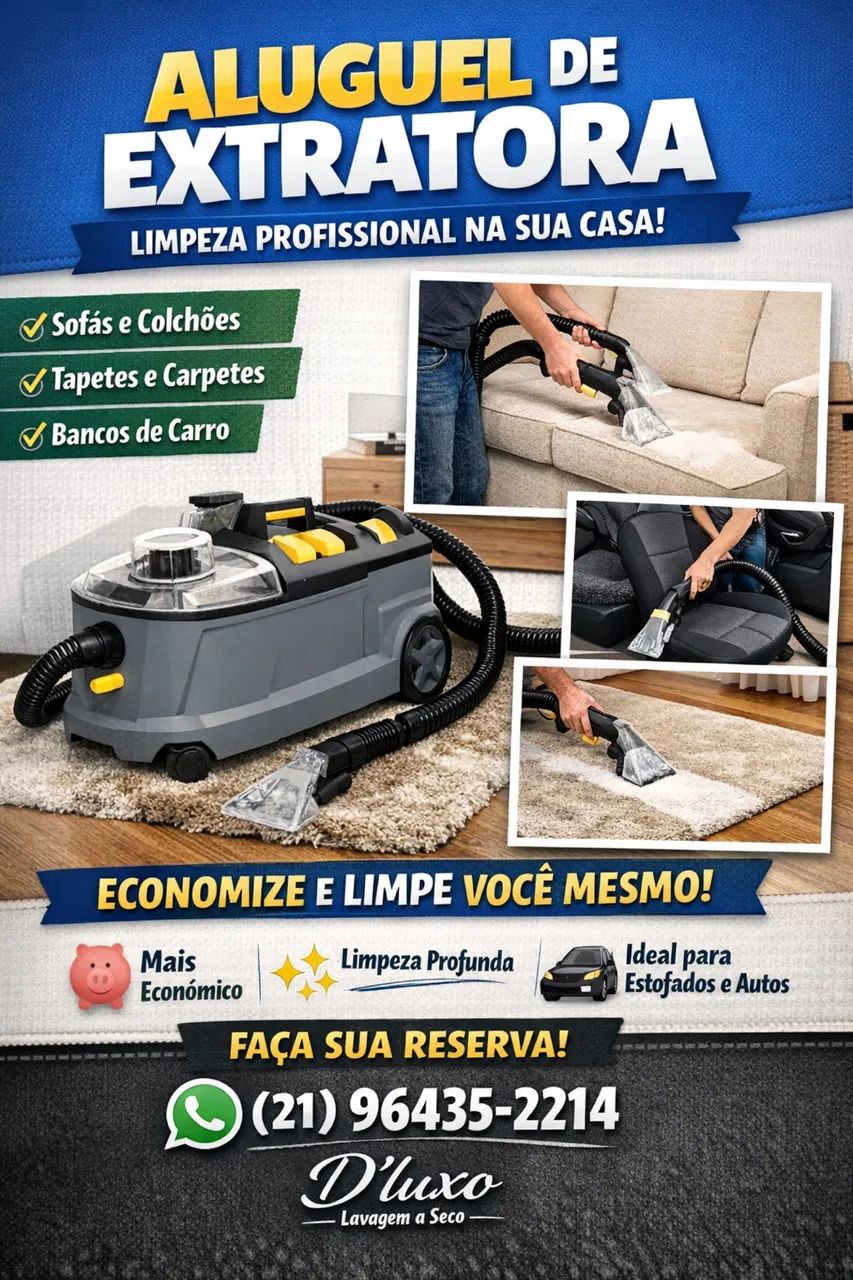 Aluguel de extratora 