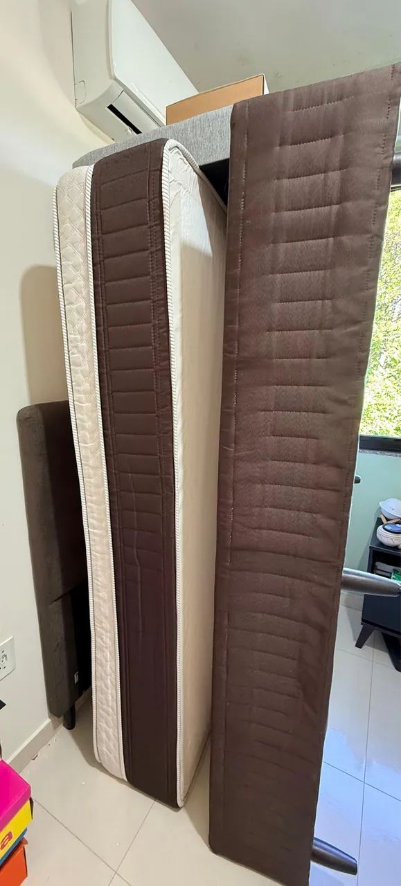 Vendo cama box com cabeceira  - Foto 3