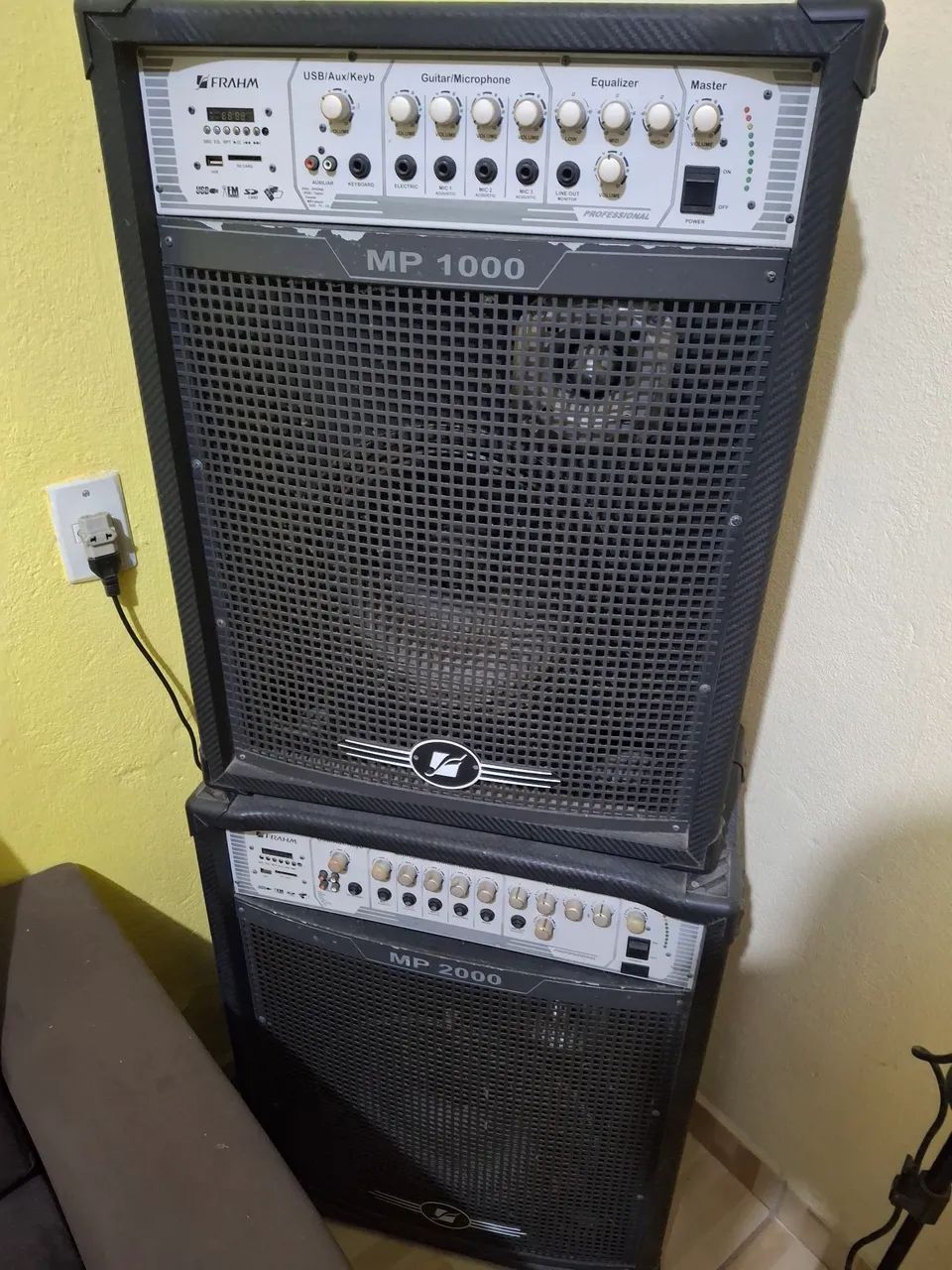 2 Caixas Amplificadas de Som - Foto 2