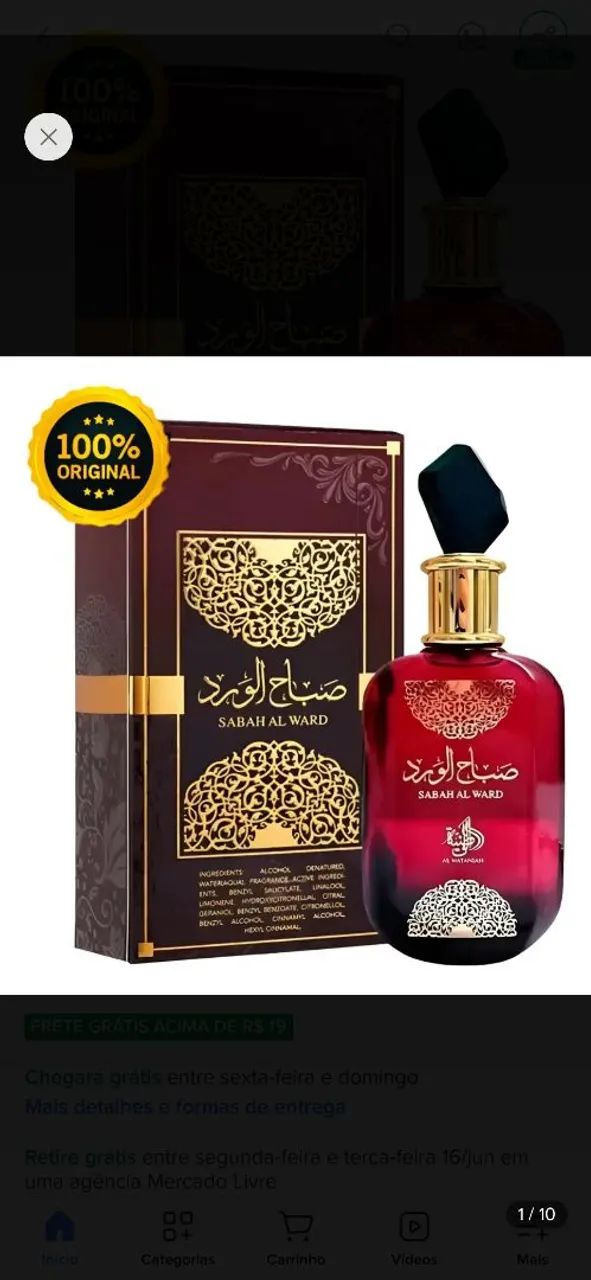 Perfume árabe Eau de Parfum Original - Foto 2