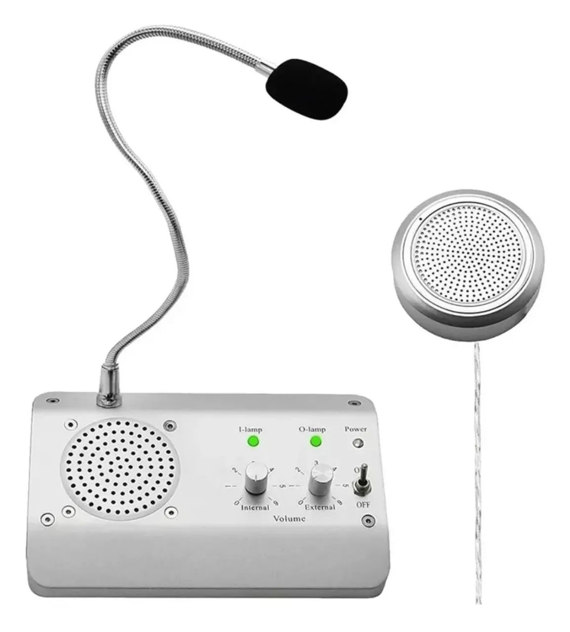 Intercomunicador microfone balcão caixa