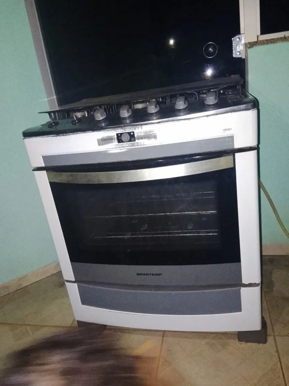 Fogão 6 bocas Brastemp 
