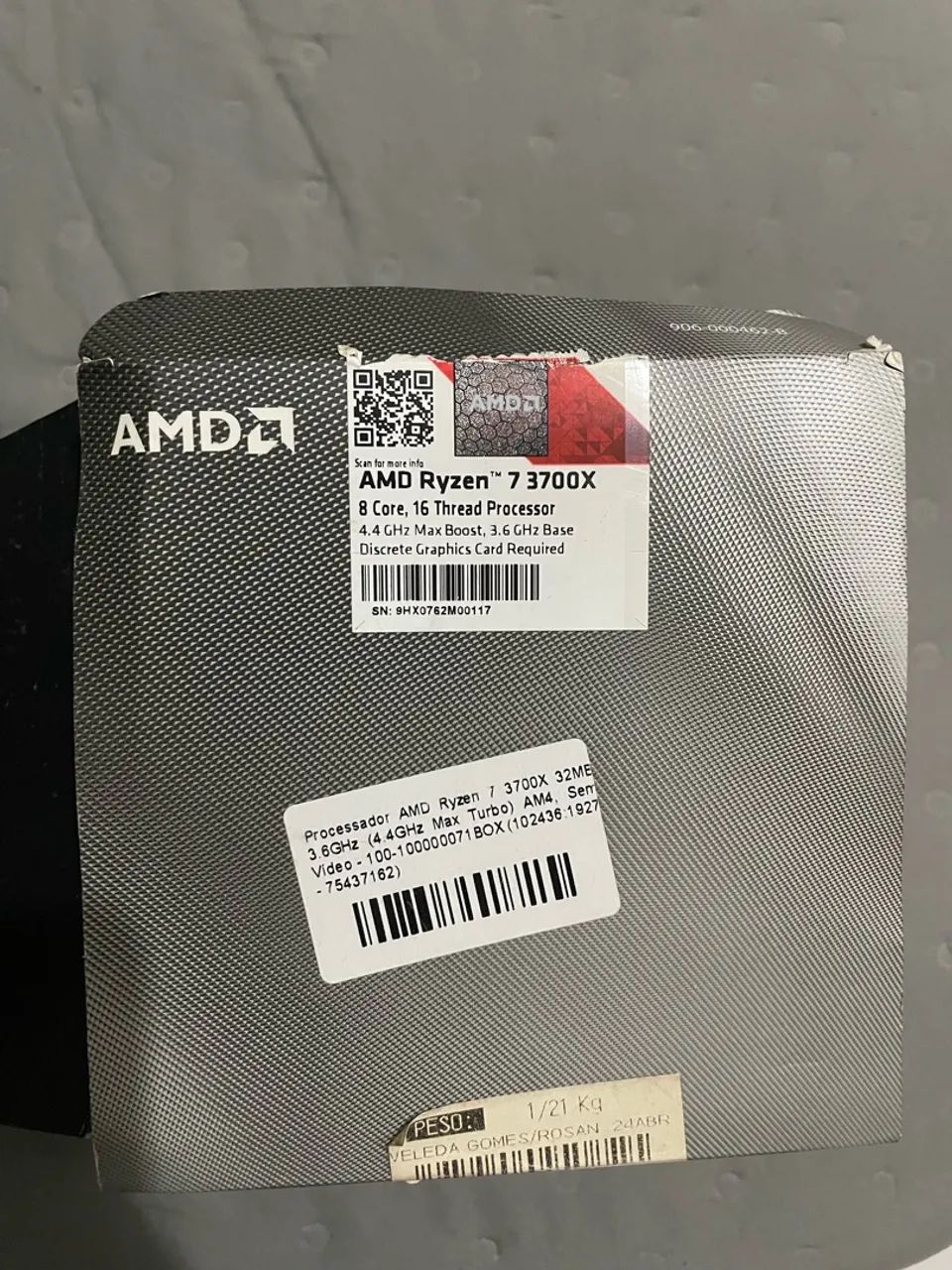 AMD Ryzen - 7 3700X
