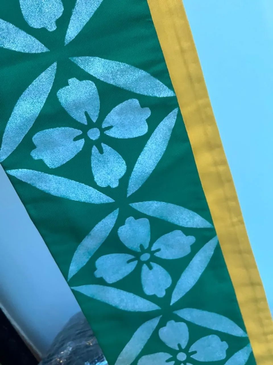 Faixa de kimono (Obi) antiga e assinada