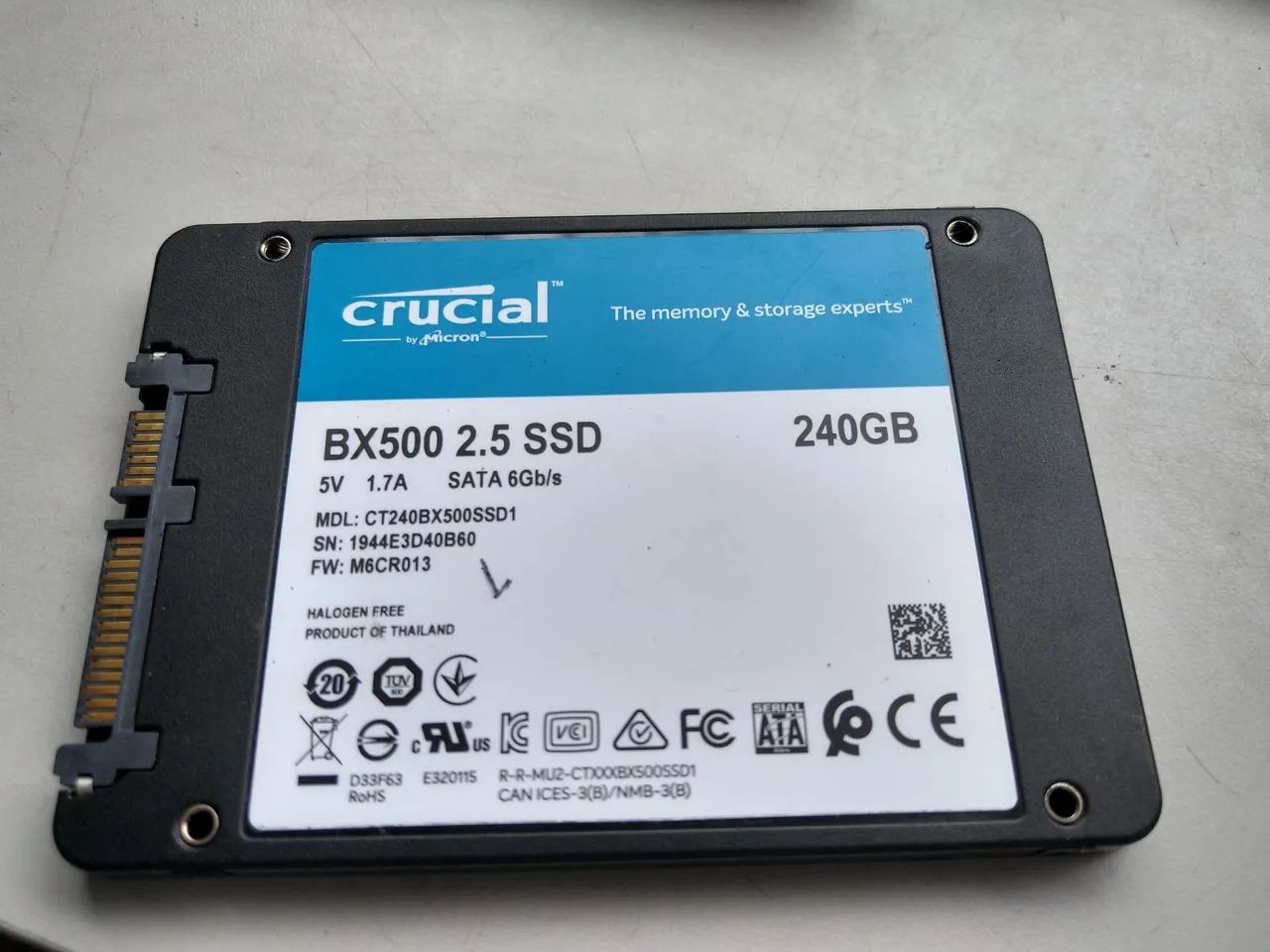 SSD Crucial 240GB  - Foto 2