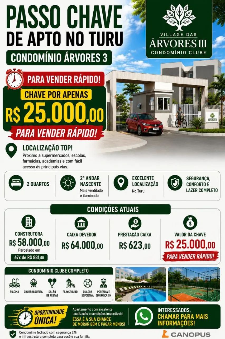 Passo chave de casas e apartamentos! - Foto 3