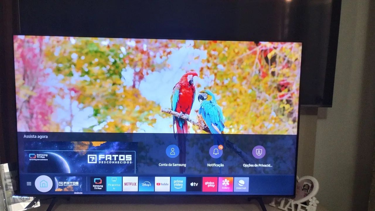 SMARTV 55 POLEGADAS 4k Samsung todos os aplicativos funcionando tudo perfeitamente linda  - Foto 5