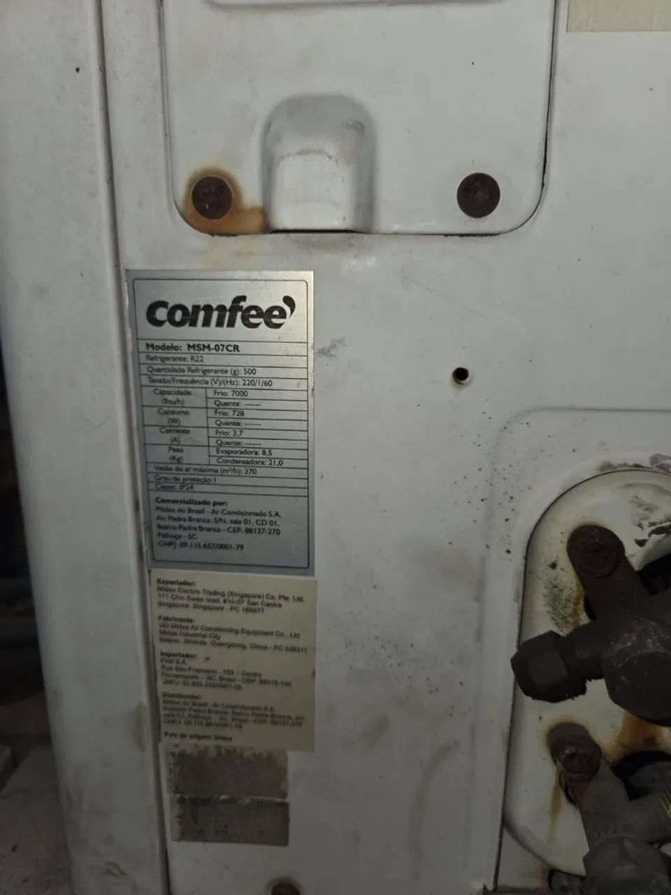 Ar-condicionado Split Comfee 7.000 BTUs 220V - Completo - Foto 2