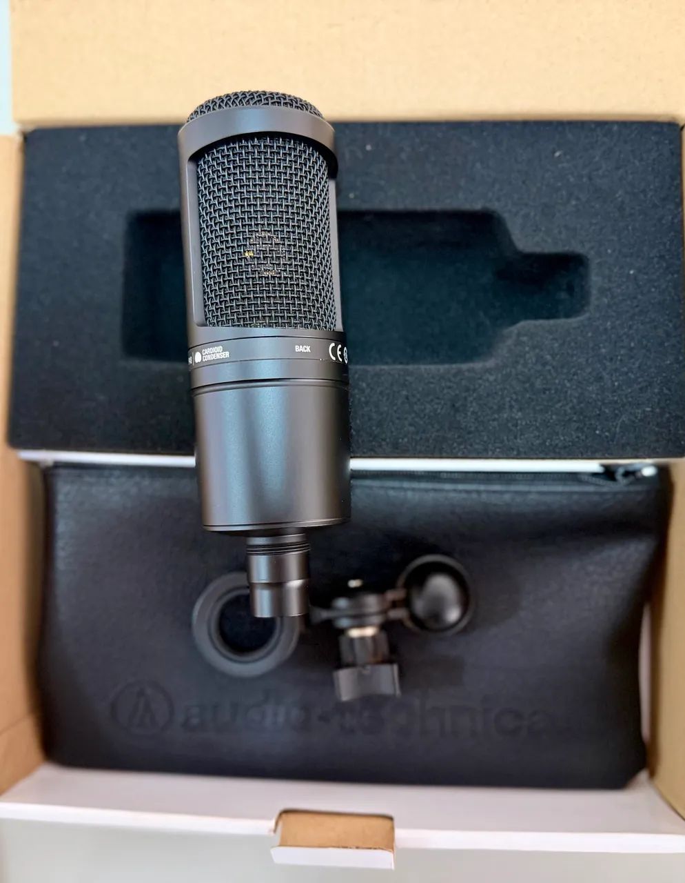 Microfone audio technica at2020 - Foto 3