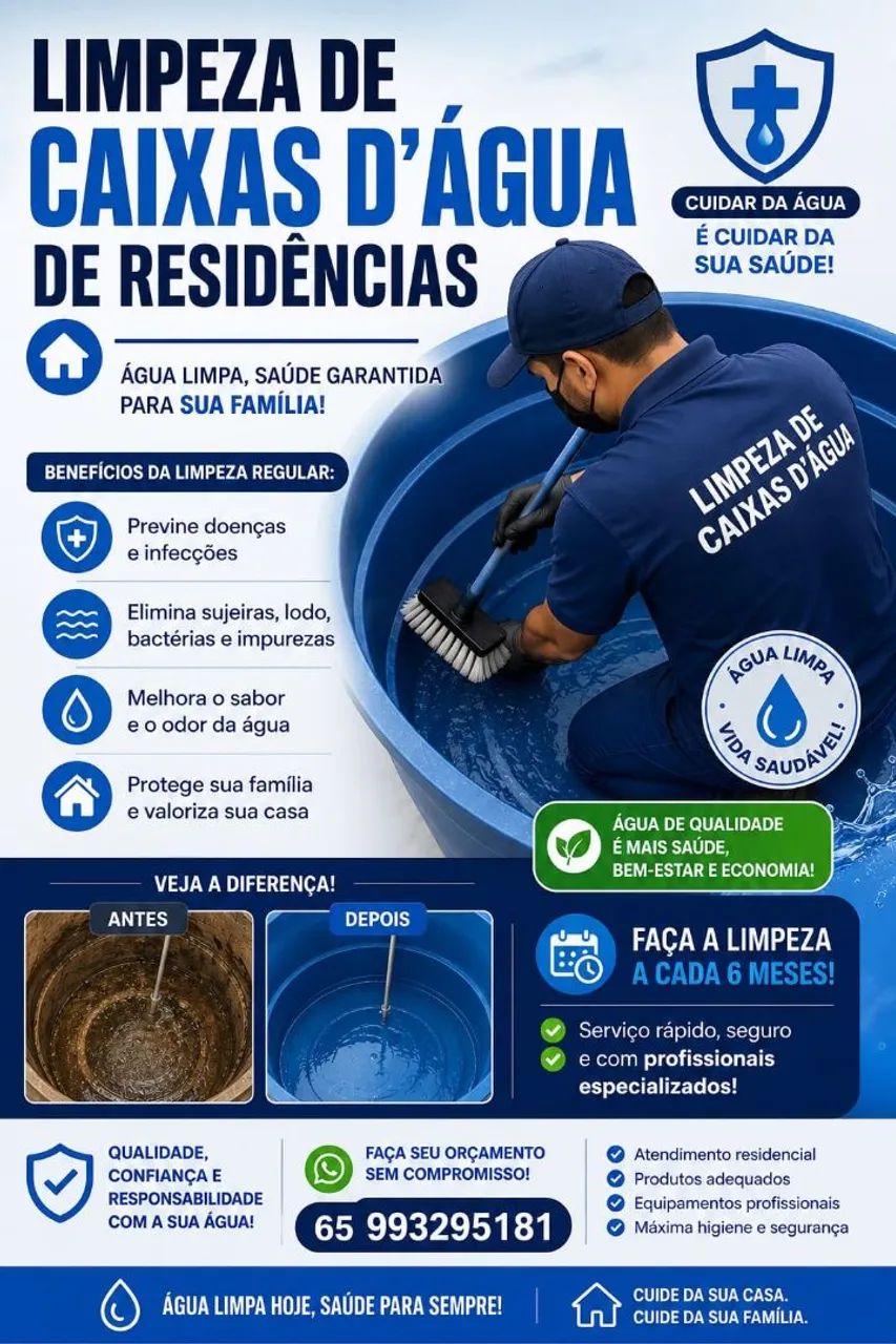 Consertos de caixas de agua e higienização  - Foto 4