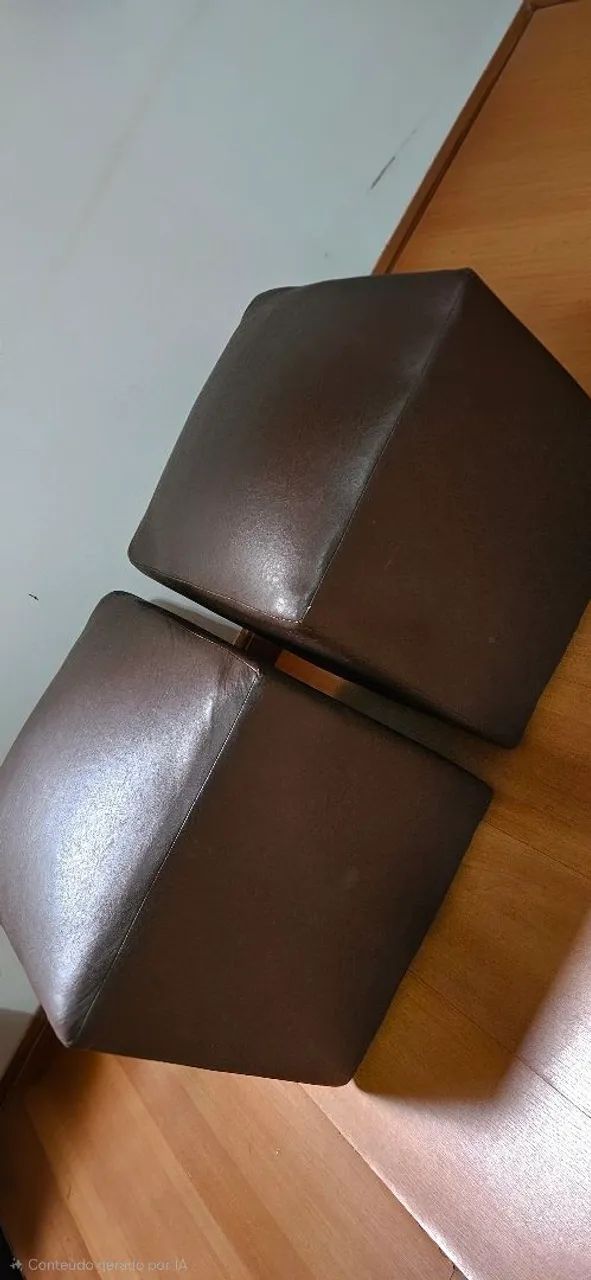 DUPLA DE PUFFS EM ÓTIMO ESTADO -  - Foto 4