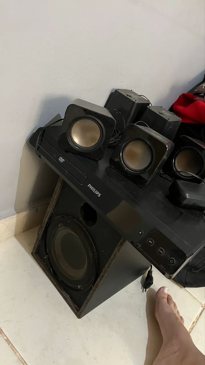HOME THEATER PHILIPS - COMPLETO