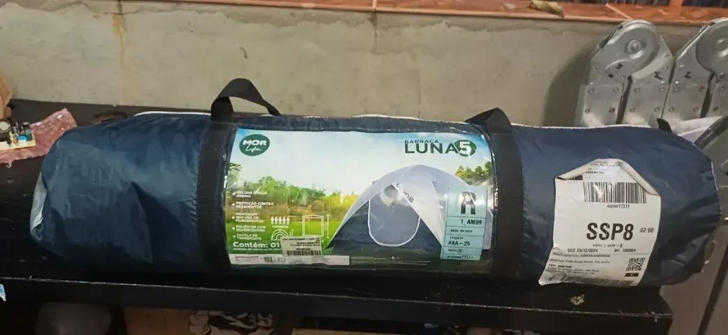 Barraca de Camping Mor Luna 5 Pessoas - NOVA - Foto 5