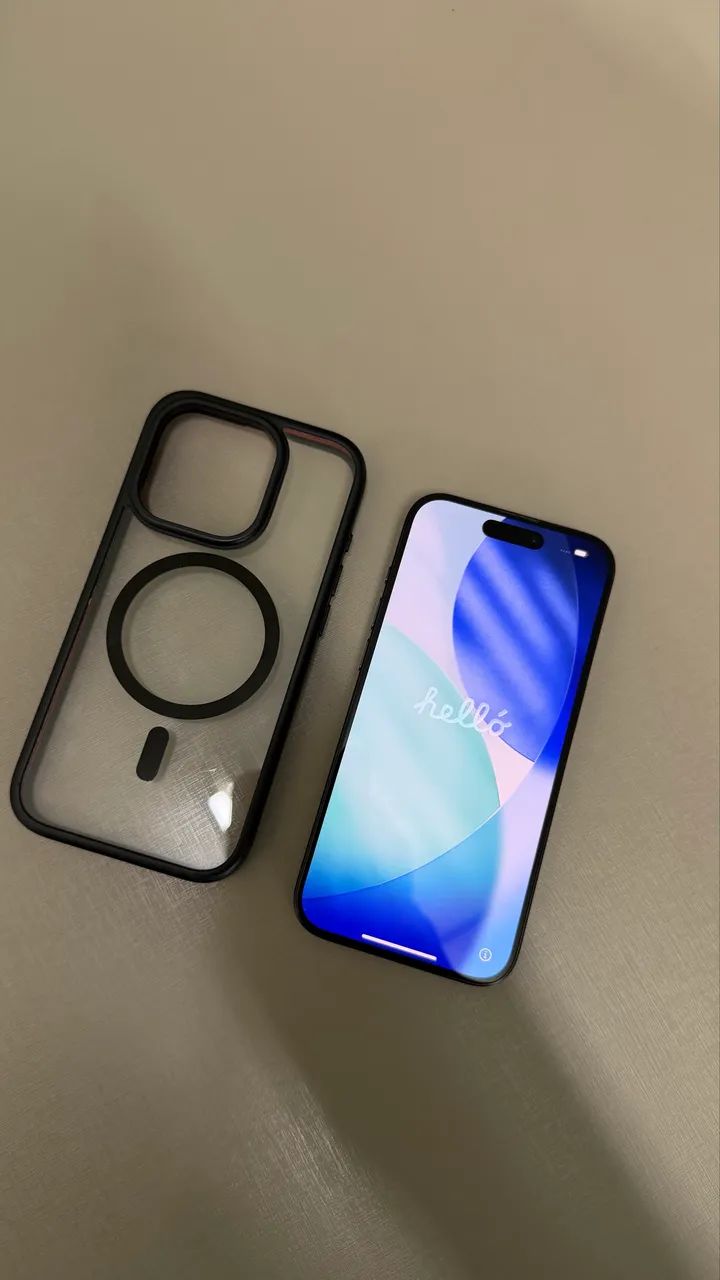 iPhone 15 PRO 256gb azul + AirPod2 - Celulares e Smartphones