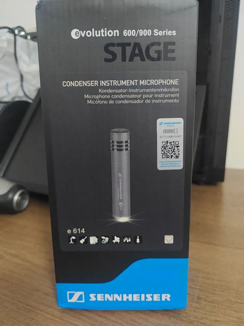 Microfone condensador sennheiser e 614