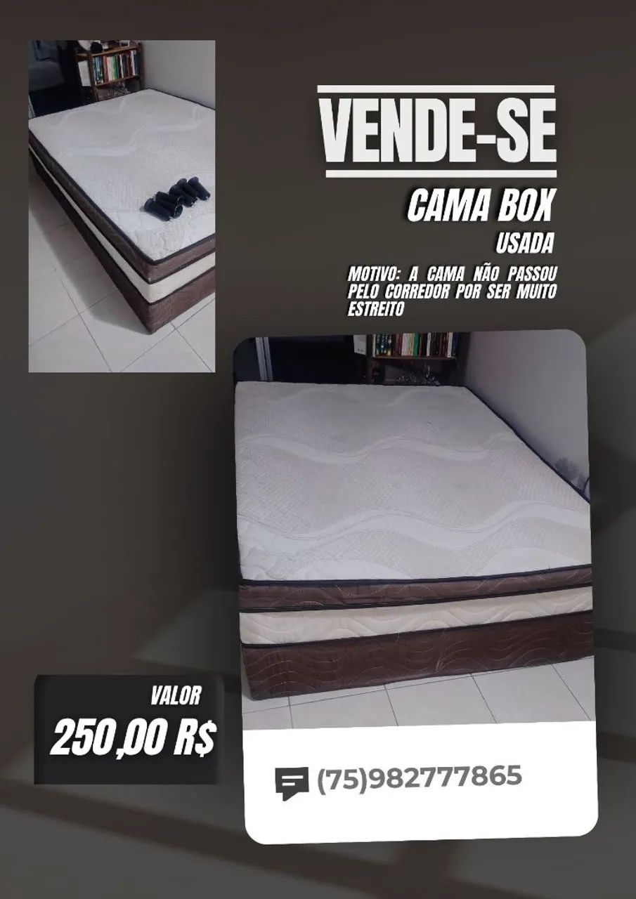 Cama Box Casal Conjugada 
