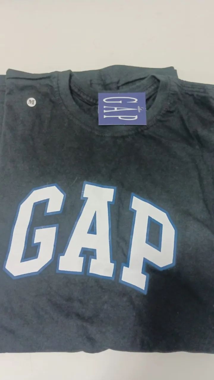 camiseta Gap preta m wpp:43. *
