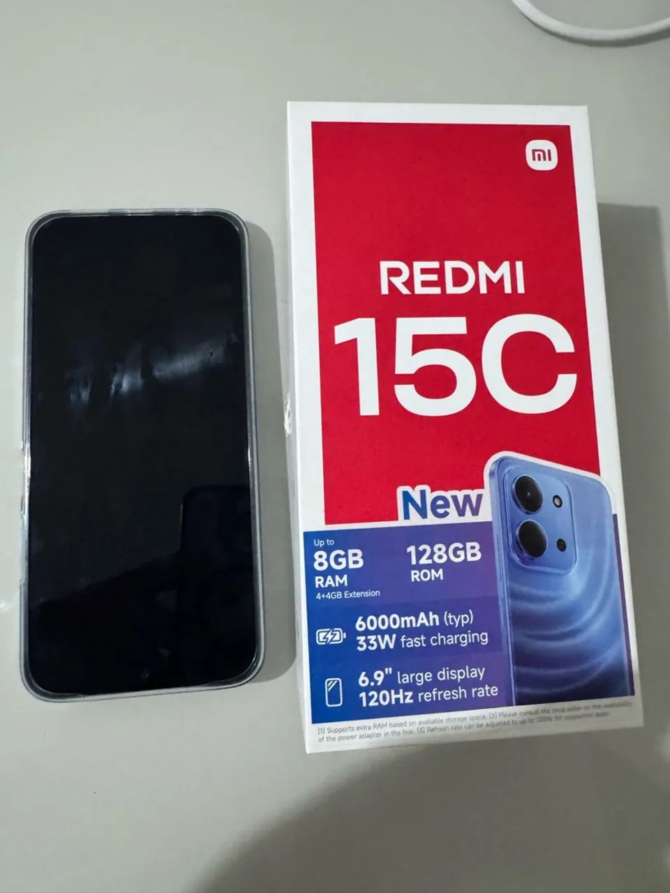 Celular Redmi 15C 128GB - Estado de Novo! - Foto 3