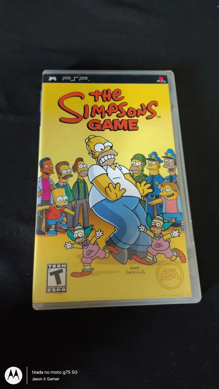 Jogo The Simpsons Game PSP 