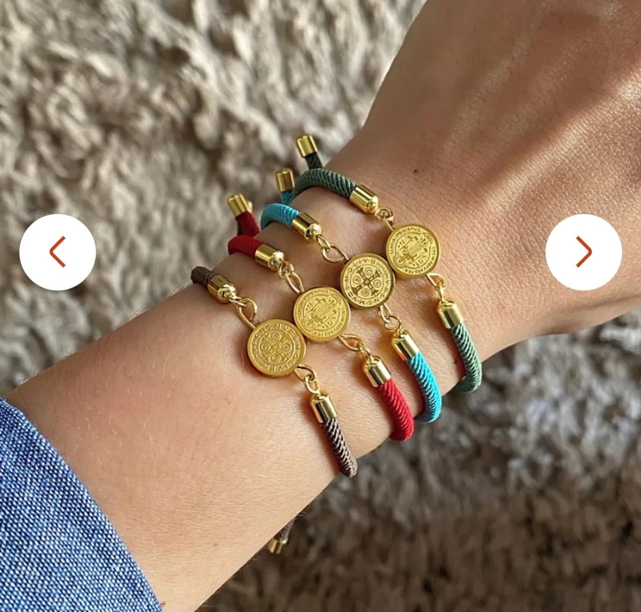 Pulseira medalha de São Bento - Foto 2