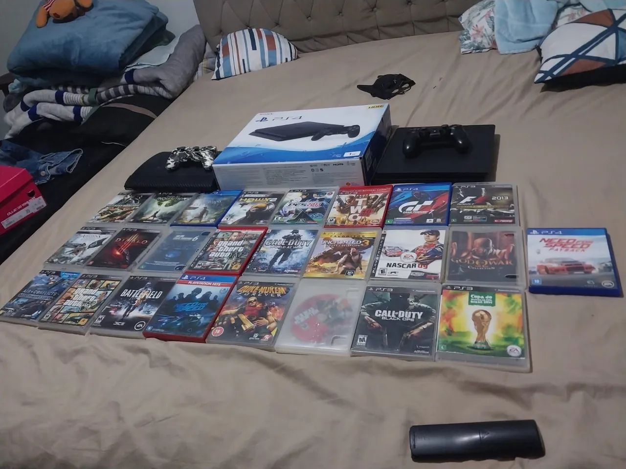 Ps3 mais PS4 com jogos originais  - Foto 2