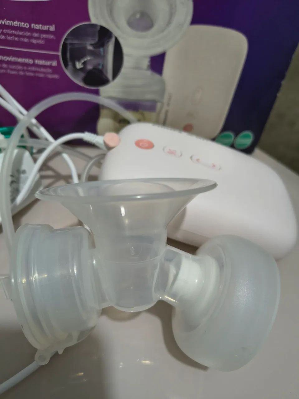 Bomba elétrica de leite Avent - Foto 2