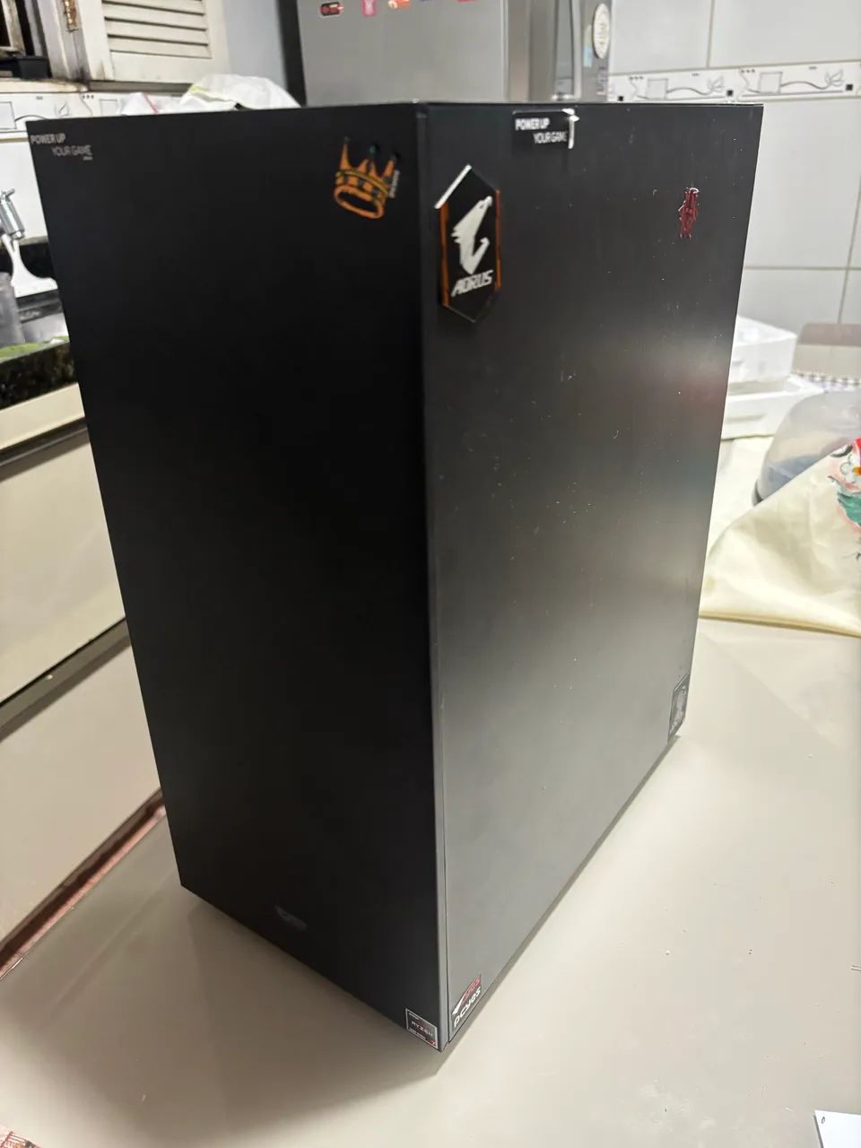Gabinete Slim Preto, Com vidro temperado - Foto 4