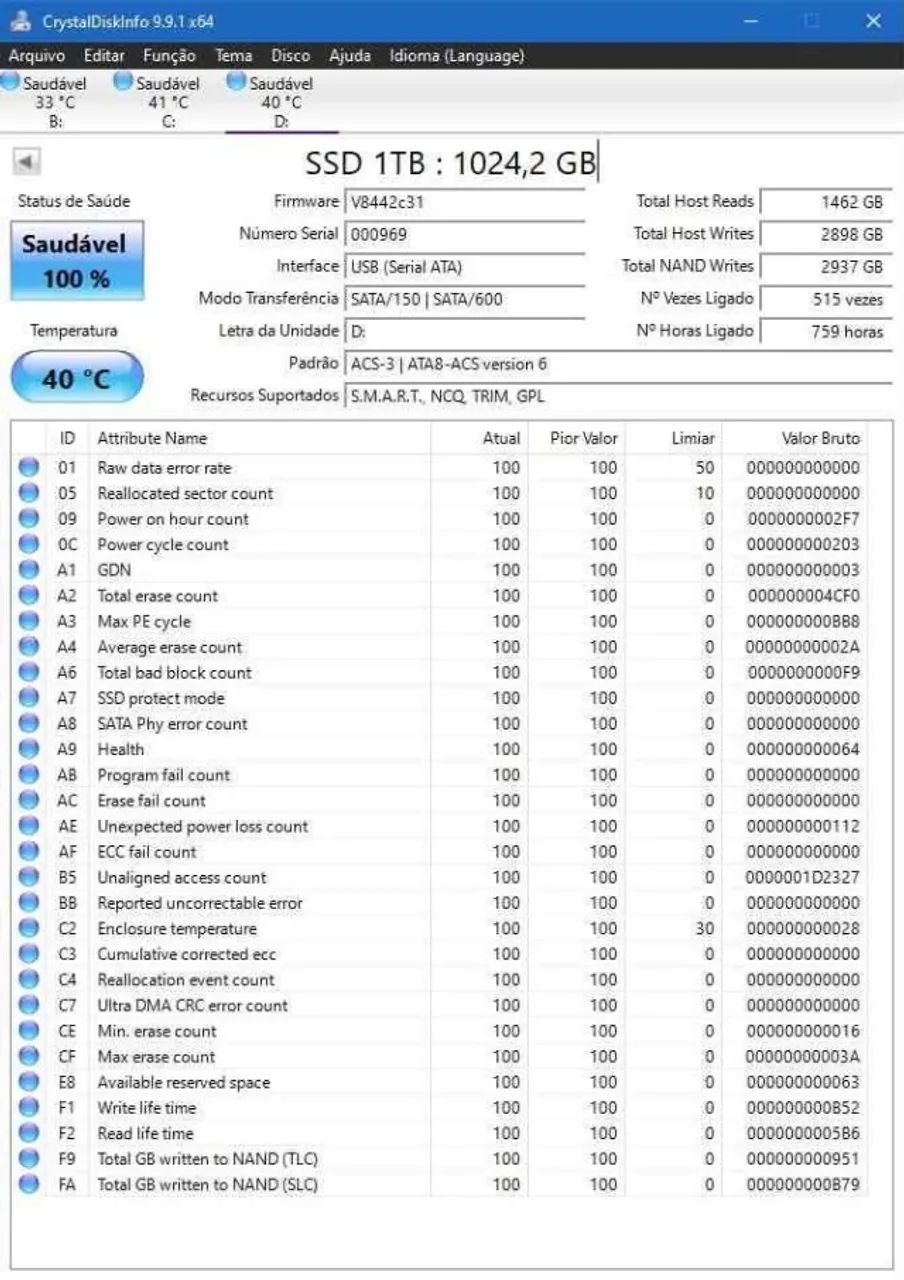 SSD SATA 1TB Goldefir - Foto 2